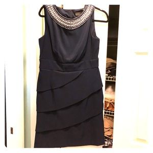 Navy cocktail dress
